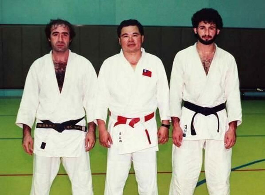 Osama bin Laden after Judo training