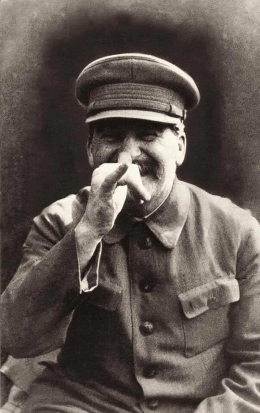 Stalin making a face