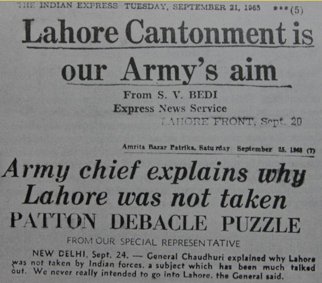 Headlines-of-The-Indian-Express-newspaper-about-1965-Indo-Pak-War