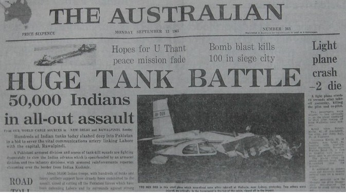 The-Australian-newspaper-13-September-1965-edition-headline