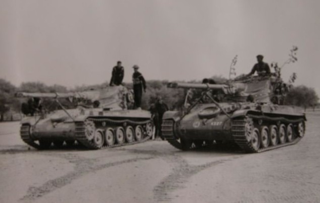 Two-captured-Indian-AMX-13-tanks-1965