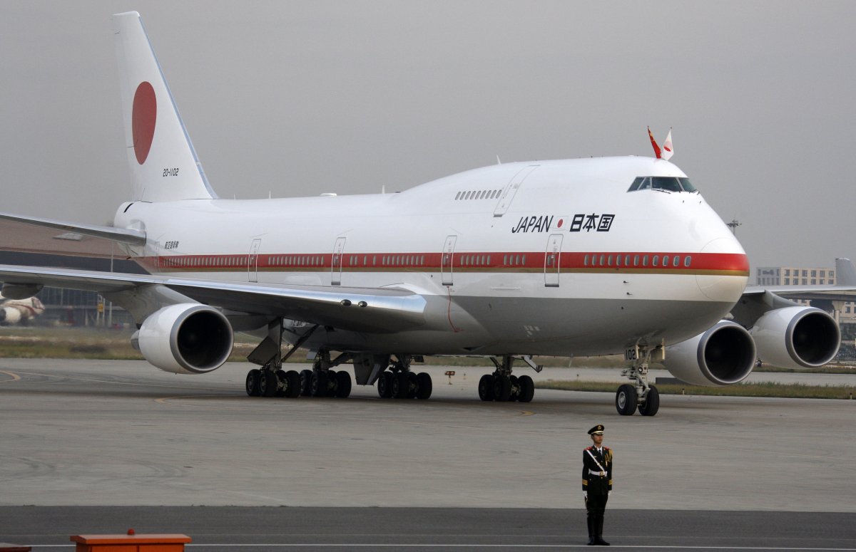 یہ دیکھیں جاپان کے سربراہ مملکت کا ہوائی جہاز 