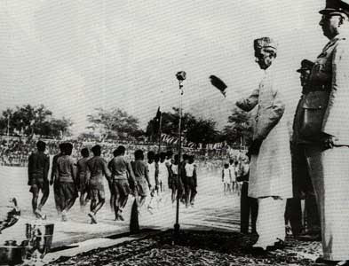 قائد اعظم محمد علی جناح سالانہ سبی دربار 1948ء کی قیادت کرتے ہوئے 