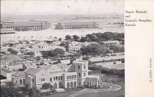 نیپئر نے سندھ فتح کرنے کے بعد جو پہلی عمارت تعمیر کی وہ نیپئر بیرکس تھی 