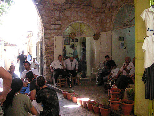 یروشلم کے بازار کا ایک منظر