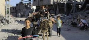 غزہ میں 121 شہادتیں ،خان یونس سے ایک دن میں ڈیڑھ لاکھ گھر بدر